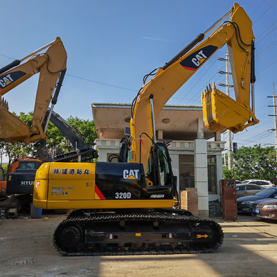 20ton used excavator cat320d/second hand high quality crawler excavator cat320d with low working hours for sale